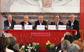 Podiumsdiskussion bei der 21. Ökumenischen Sommerakademie im Stift Kremsmünster